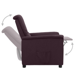 Fauteuil inclinable Violet Tissu