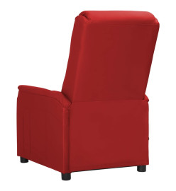 Fauteuil de massage Rouge bordeaux Similicuir