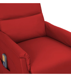 Fauteuil de massage Rouge bordeaux Similicuir