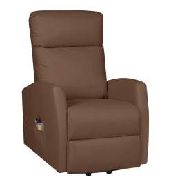 Fauteuil de massage Marron Similicuir