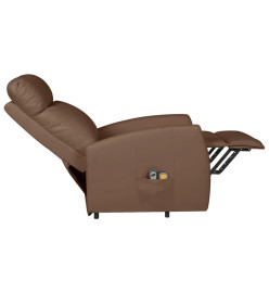 Fauteuil de massage Marron Similicuir