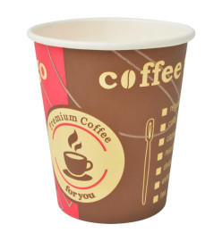 Gobelet à café jetable 1000 pcs Papier 240 ml (8 oz)