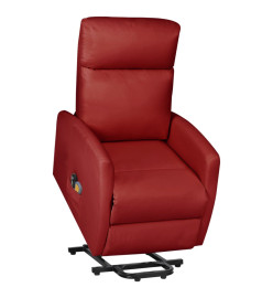 Fauteuil de massage Rouge bordeaux Similicuir