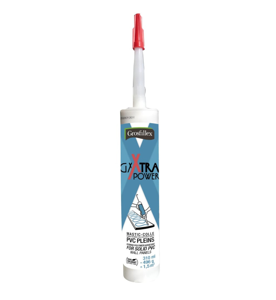 Grosfillex Colle pour revêtement mural Gx Extra Power 310 ml