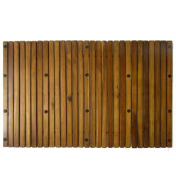 Tapis de bain en acacia 3 pcs