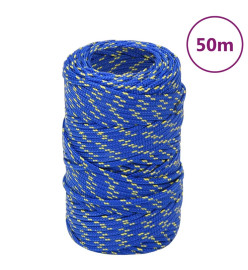 Corde de bateau Bleu 2 mm 50 m Polypropylène