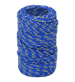 Corde de bateau Bleu 2 mm 50 m Polypropylène