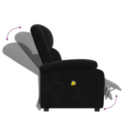 Fauteuil de massage Noir Velours