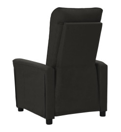 Fauteuil inclinable Noir Tissu