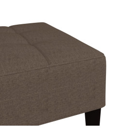 Tabouret Taupe Tissu en microfibre