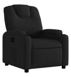 Fauteuil inclinable Noir Tissu