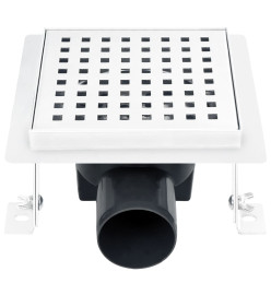 Drain de douche 15x15 cm Acier inoxydable