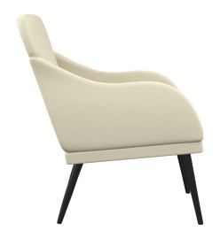 Fauteuil Crème 63x76x80 cm Similicuir