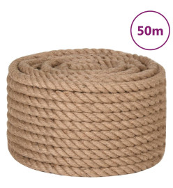 Corde de jute 50 m de long 24 mm d'épaisseur