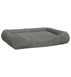 Coussin avec oreillers pour chien Gris 89x75x19 cm Tissu Oxford