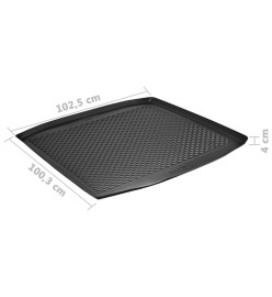 Tapis de coffre de voiture Skoda Rapid Sedan (2012-) Caoutchouc