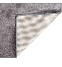 Tapis lavable gris 120x170 cm antidérapant