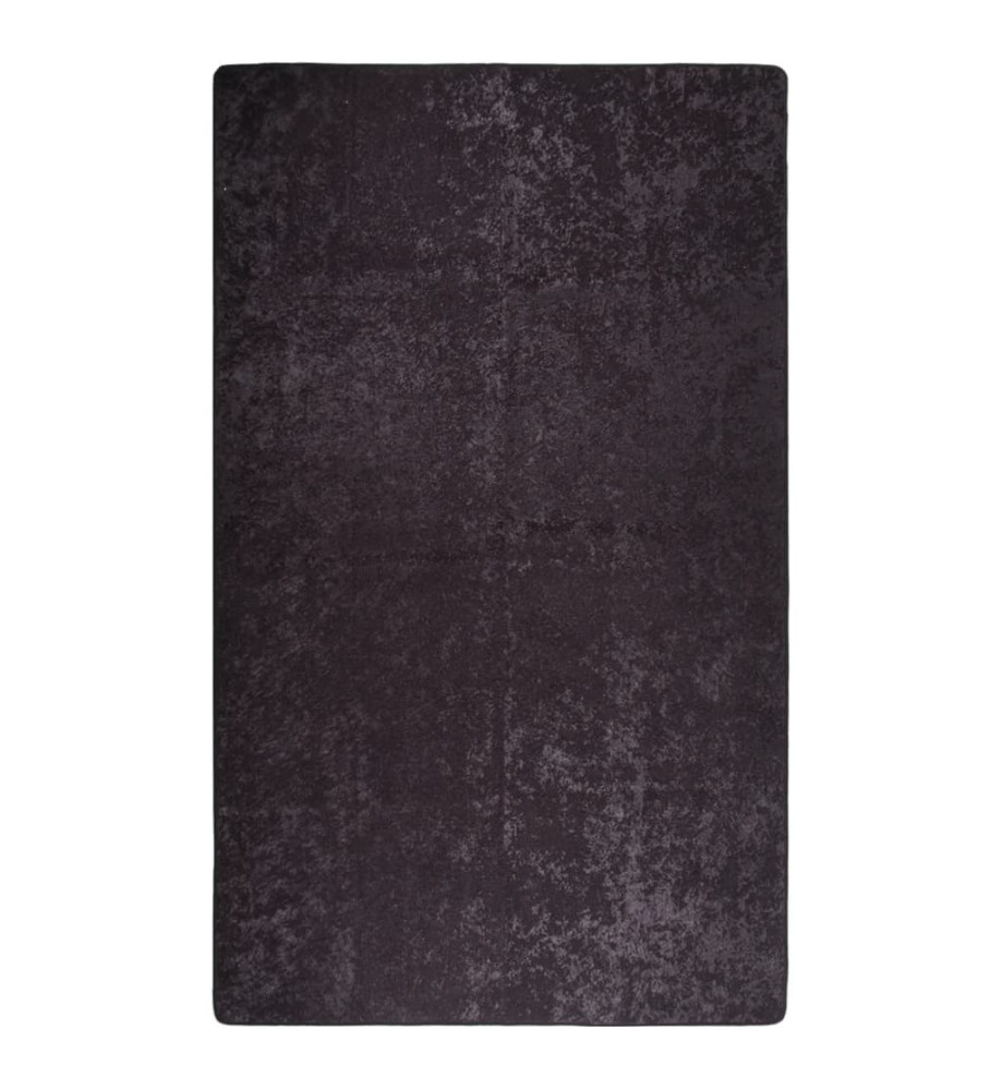 Tapis lavable anthracite 120x170 cm antidérapant Tapis lavable anthracite 120x170 cm antidérapant