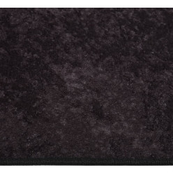 Tapis lavable anthracite 120x170 cm antidérapant