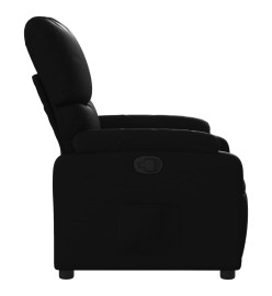 Fauteuil inclinable Noir Similicuir