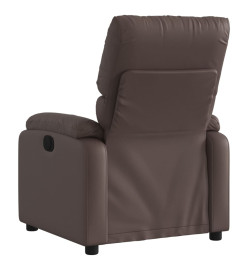 Fauteuil inclinable Marron Similicuir