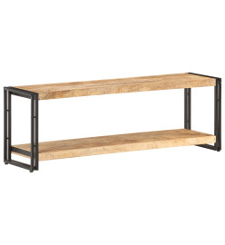 Meuble TV 120x30x40 cm Bois de manguier brut