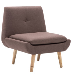 Fauteuil sans accoudoirs Marron Tissu