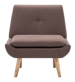 Fauteuil sans accoudoirs Marron Tissu