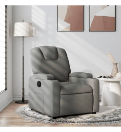 Fauteuil inclinable Gris foncé Tissu