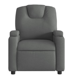 Fauteuil inclinable Gris foncé Tissu