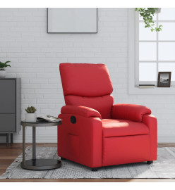 Fauteuil inclinable Rouge Similicuir