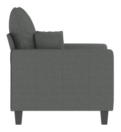 Fauteuil Gris foncé 60 cm Tissu