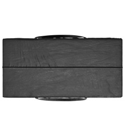 Sacs de rangement pour coussins de jardin 2 pcs noir