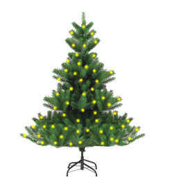 Sapin de Noël artificiel Nordmann pré-éclairé vert 180 cm