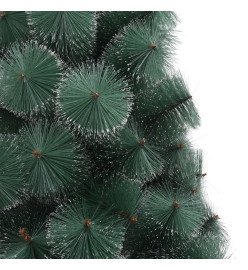 Sapin de Noël artificiel pré-éclairé vert 150 cm PVC et PE