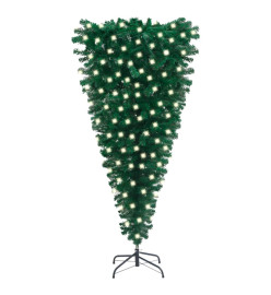 Arbre de Noël artificiel renversé pré-éclairé vert 180 cm