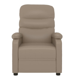 Fauteuil inclinable électrique Cappuccino Similicuir