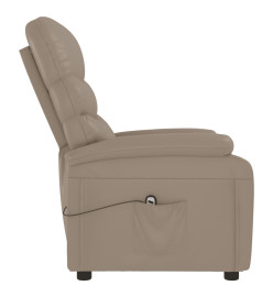 Fauteuil inclinable électrique Cappuccino Similicuir