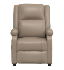 Fauteuil inclinable électrique Cappuccino Similicuir