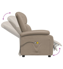 Fauteuil de massage électrique Cappuccino Similicuir