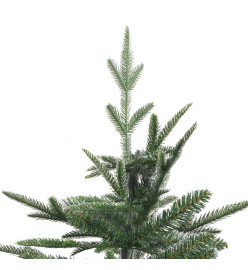 Sapin de Noël artificiel pré-éclairé vert 240 cm PVC et PE