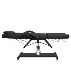 Table de massage Noir 180x62x(87-112) cm