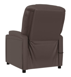 Fauteuil de massage électrique Marron Similicuir