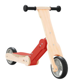 Trottinette pour enfants 2-in-1 rouge