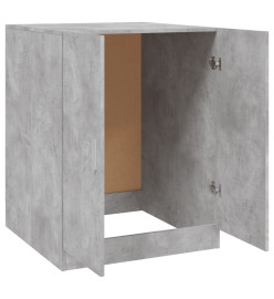 Meuble pour machine à laver Gris béton 71x71,5x91,5 cm