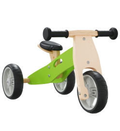 Vélo d'équilibre pour enfants 2-in-1 vert