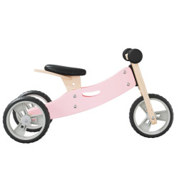 Vélo d'équilibre pour enfants 2-in-1 rose