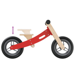 Vélo d'équilibre pour enfants rouge