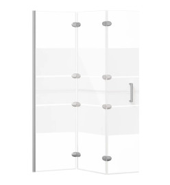 Cabine de douche pliable ESG 100x140 cm Blanc