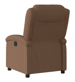 Fauteuil inclinable Marron Tissu